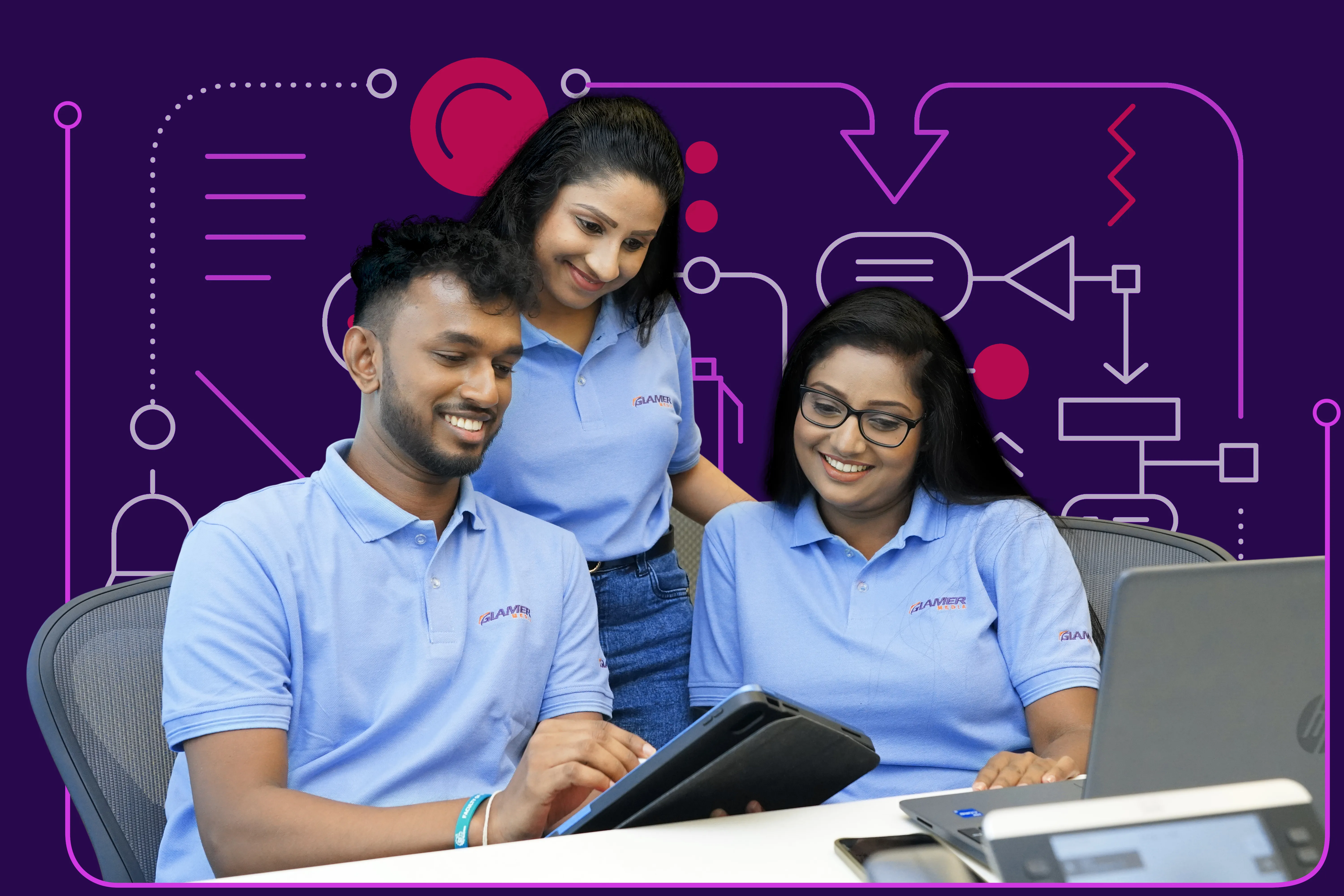 Glamer Media dedicated development team